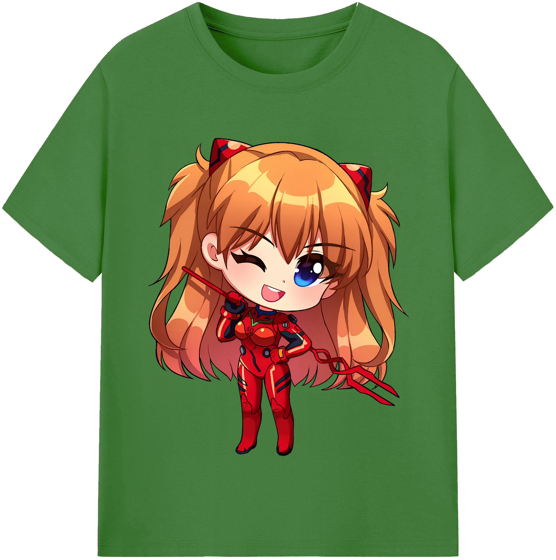 （画像用） EVA 新世紀エヴァンゲリオン レディースカジュアルプリントTシャツ（綿100％）